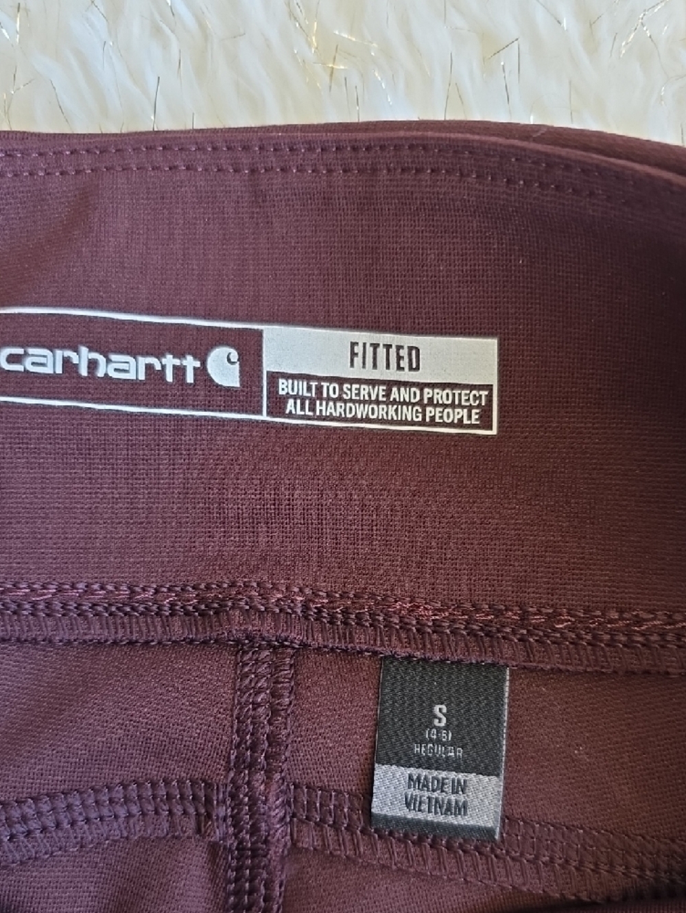 Lot of 2 Carhartt Women’s Force Fitted Utility Leggings - Size Small (4-6) - Win - Picture 2 of 11